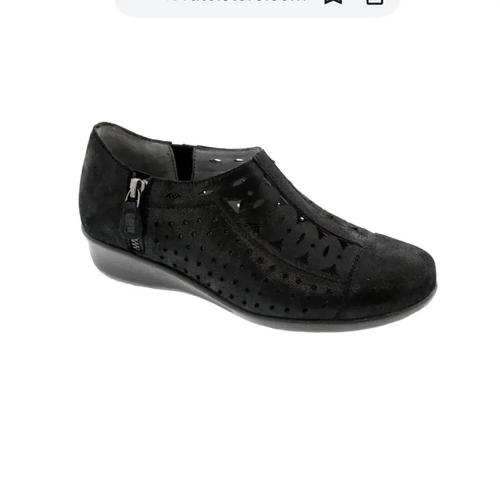 Drew Metro Black Merlin Women's Therapeutic Diabetic Comfort 9WW loafers